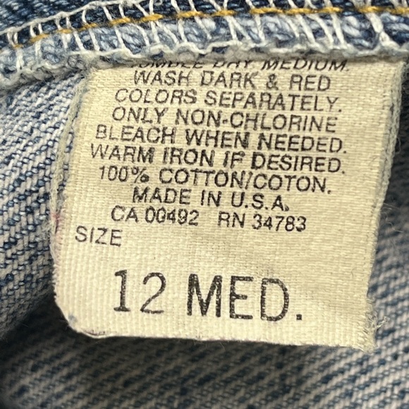 VINTAGE Lee Riders Stone Wash High Waisted Mom Jeans - Made in USA - Picture 9 of 10